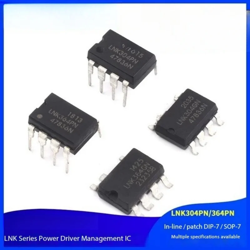 Chip de gestión de controlador de potencia en línea, LNK364PN/GN, LNK304PN/GN SMD, 2 piezas