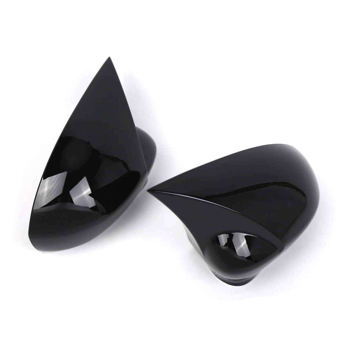 2PCS Side Wing Mirror Cover Caps For Fiat 500 500C Grande Punto Rearview Mirror Cover Shell Case Trim Add on Car Accessories