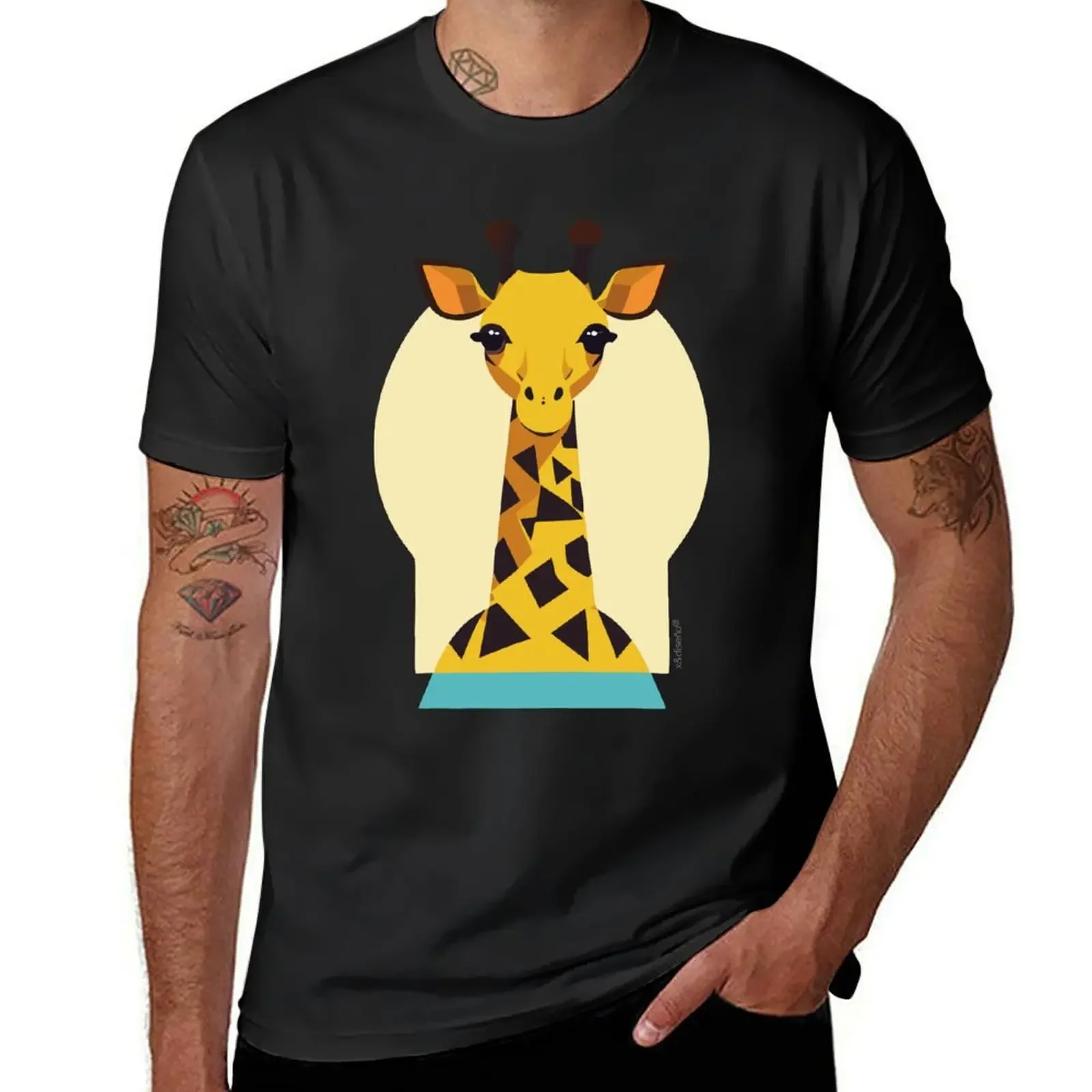 

The look of my giraffe T-Shirt oversized t shirt vintage quick-drying t shirts for men
