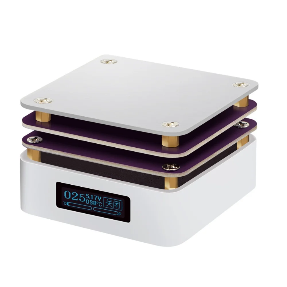 Mini Thermostatic Heating Platform 65W 20V with Type C Welding Plate and Adjustable Temperature for Energy Saving