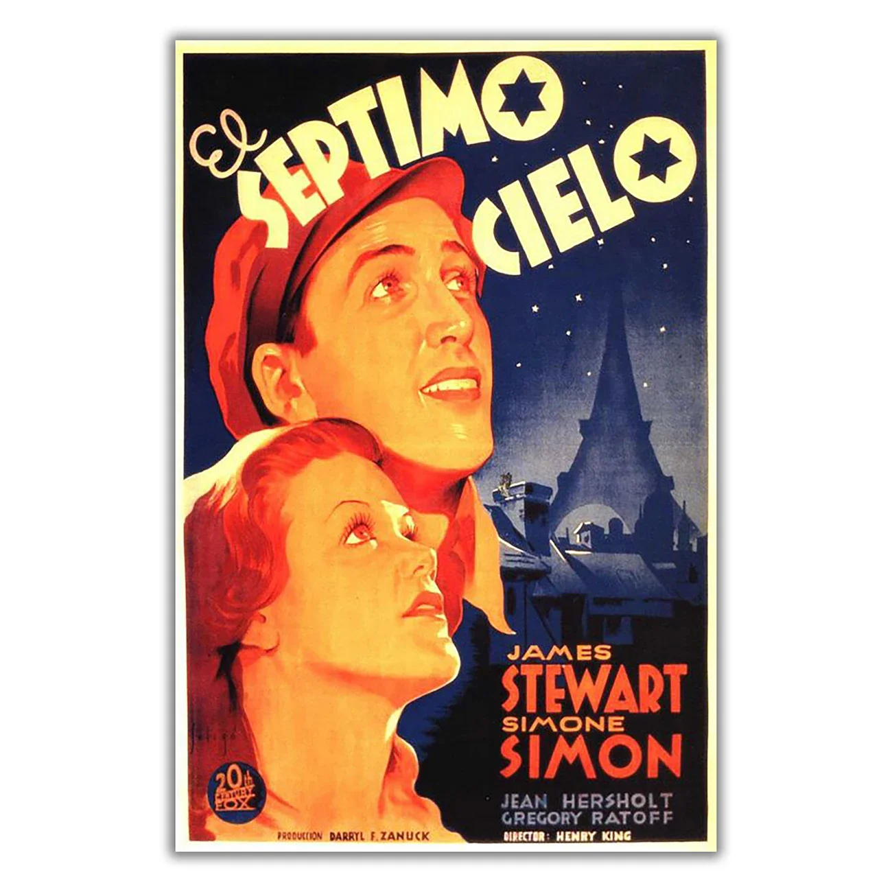 WM3213 Seventh Heaven (3) Classic Movie HD Silk Fabric Poster Art Decor Indoor Painting Gift