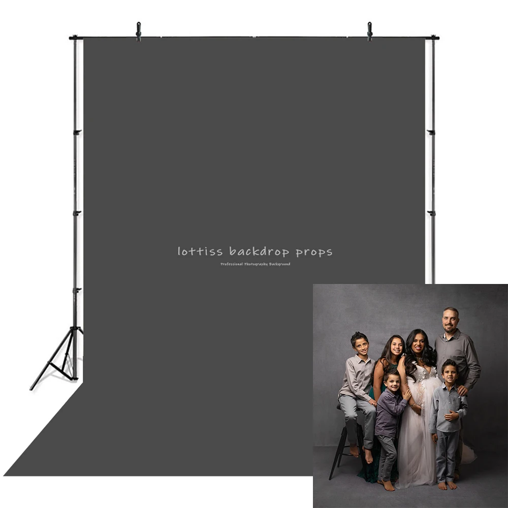 Gray Solid Textured Backdrops Adult Photography Woman Newborn Photocall Decors Child Photostudio Props Dark Black Backgrounds