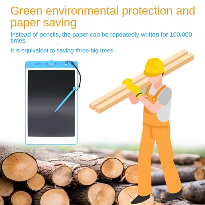 12 Inch LCD Handwriting Board Shell Graffiti Hand-Color Writing Board Eye Protection Drawing Board,Light Pink Durable