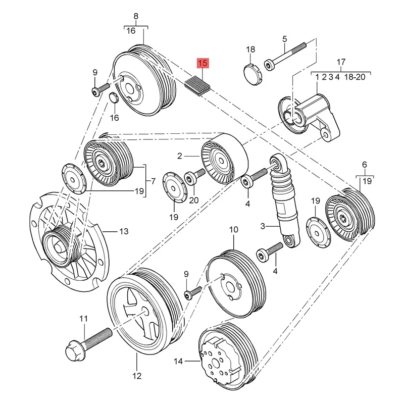2006 S 4.5L AT 2006 Turbo S 4.5T 2004 Turbo 2005 S   2002 S 4.5L  Triangle belt engine belt multi wedge belt