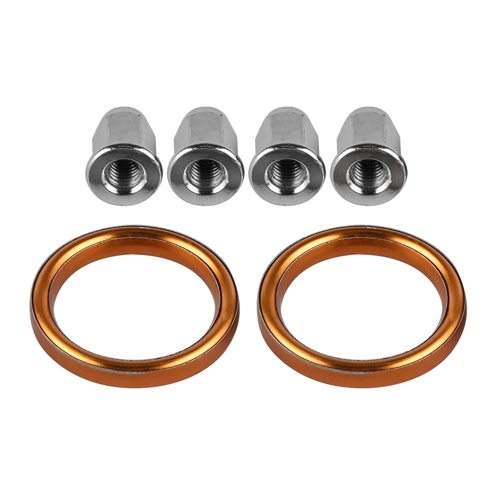 Exhaust Muffler Pipe Gasket Nut For Honda XR XL 200R 250R Nighthawk Rebel 250 Goldwing 1500 Interceptor 500 700 750 Magna view 4