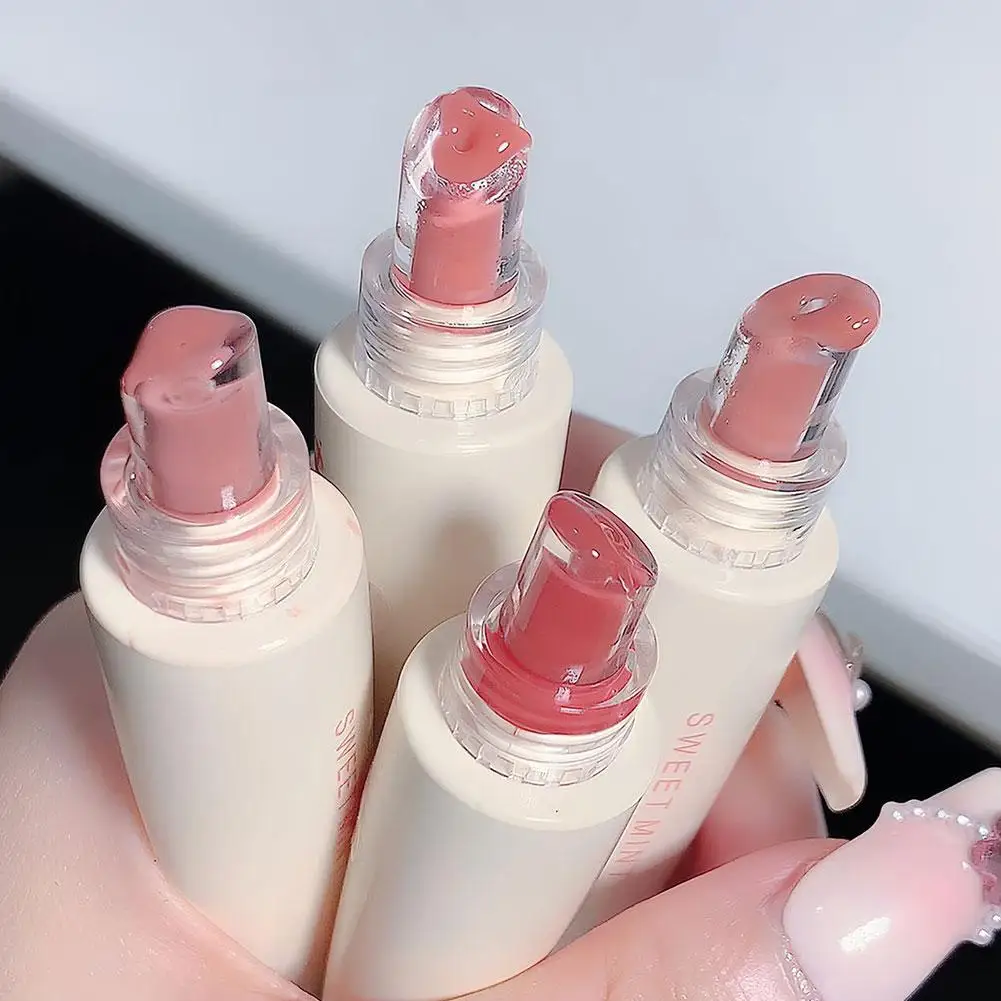 Gelee Wasser Lip gloss Gel Glanz Tönung flüssiger Lippenstift klarer Lippen tönung Gel Antihaft becher Spiegel Lippen glasur Lippen praller Lippen balsam Öl