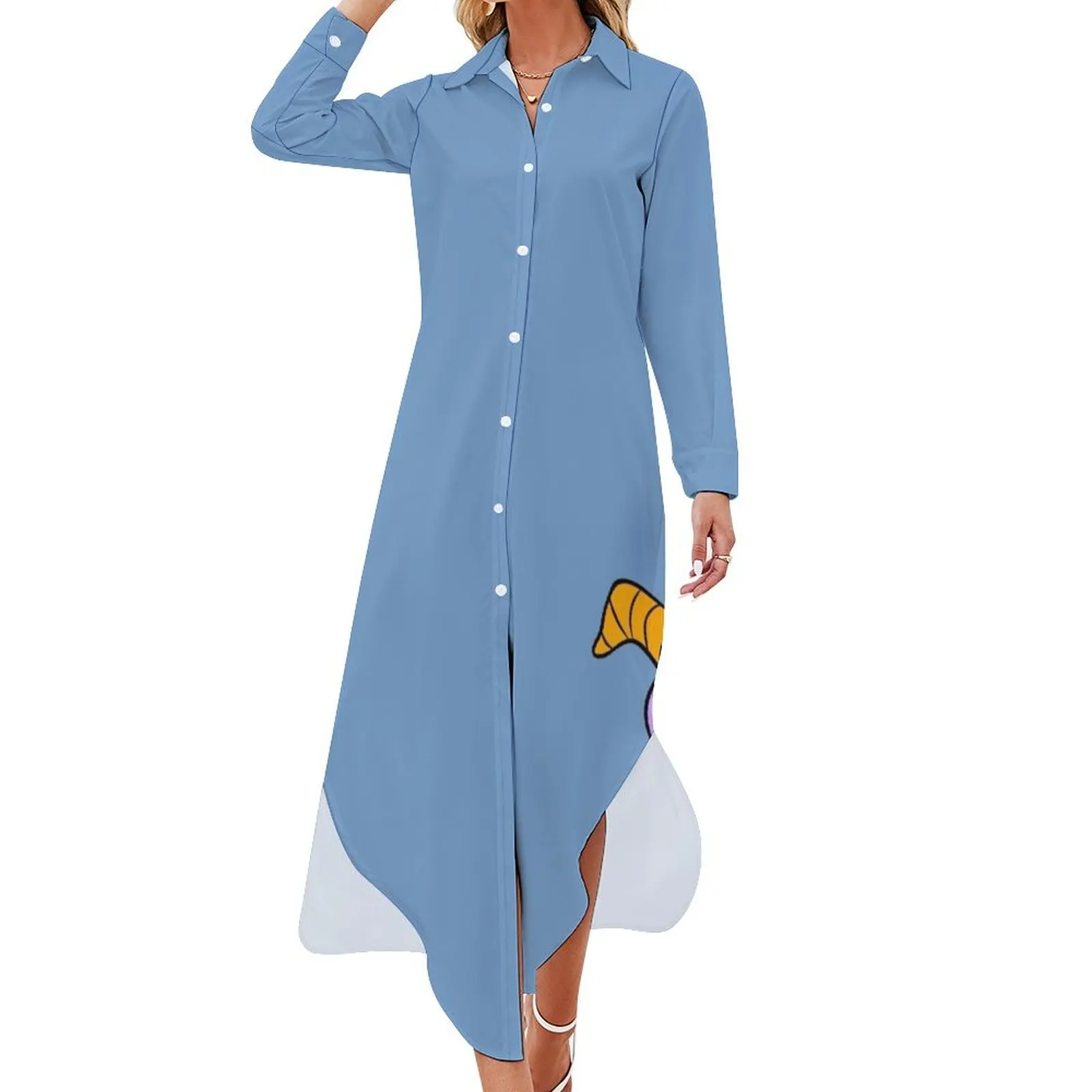 

Figment Long Sleeved Shirt Dress dresses for woman Long dress woman