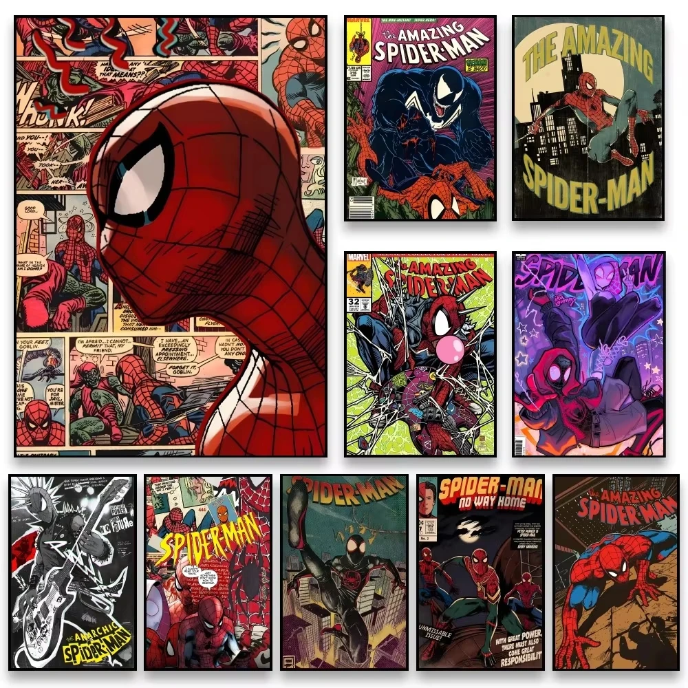 Cool S-Spider M-Man 5D Diamond Painting Cross Stitch Mosaic Kits Home Decoration Wall Stickers DIY Handmade Gift