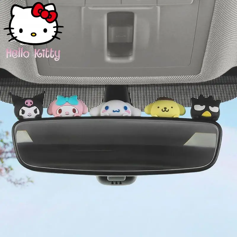 

Kawaii Cartoon Car Animation Decoration Kuromi Hello Kitty Anime Car Interior Decoration Accessories Cute My Melody Doll Gifts