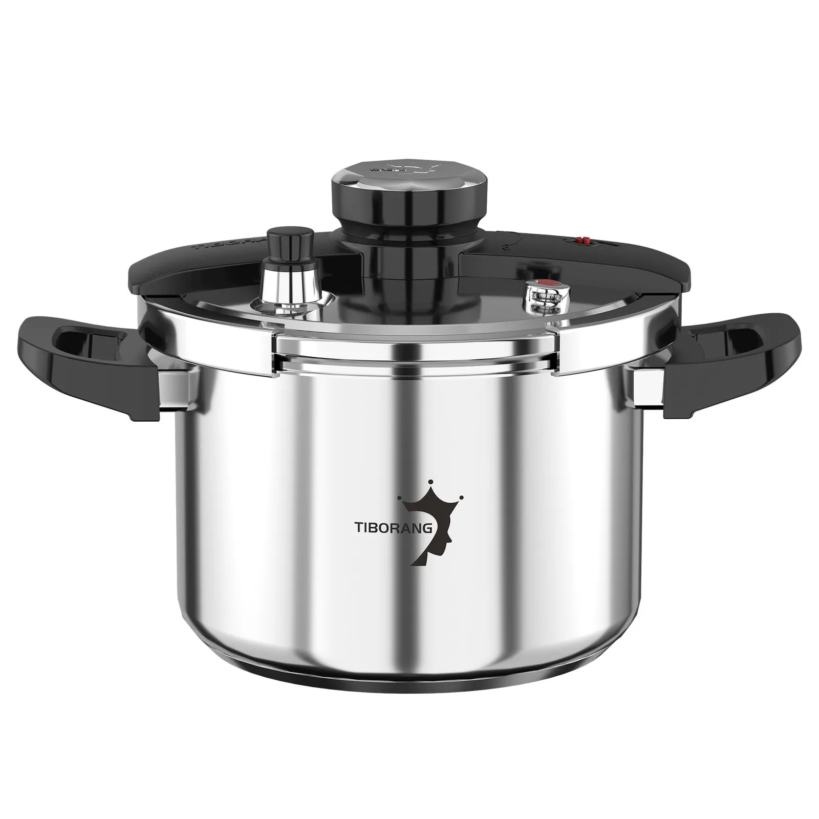

6.3 QT Stainless Steel Pressure Cooker, [Multi-Cooker for Gas & Induction Sto