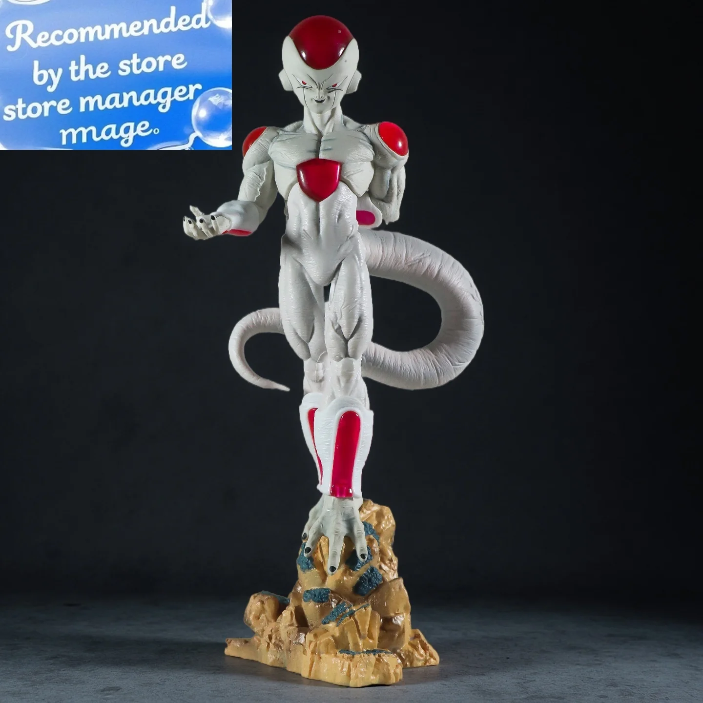 

26 см Dragon Ball Z Рисунок Frieza king Фигурка Пальцевая лампочка Фирменная форма Фигурка с морозильной камерой Коллекция Модель Игрушки Кукла