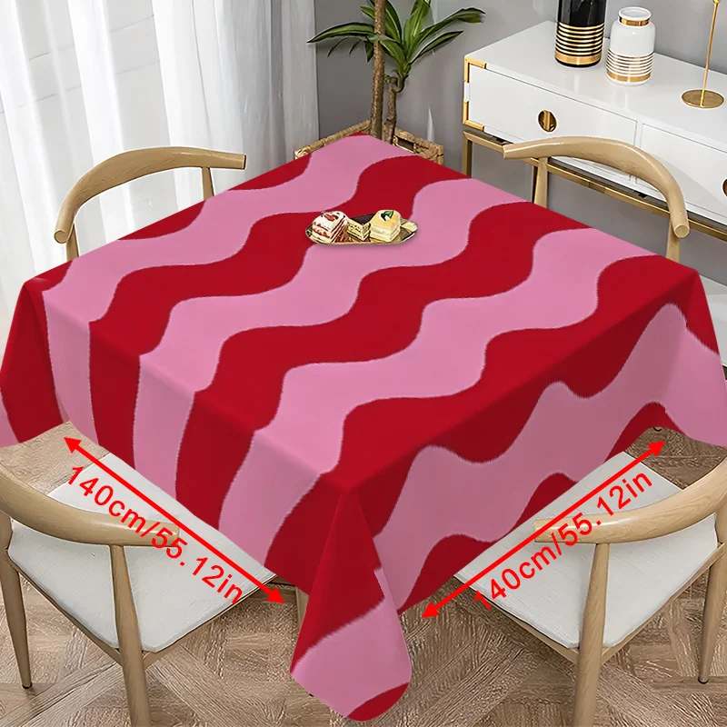 Selected winter-themed cozy, soft and luxurious tablecloths, made of polyester fiber material