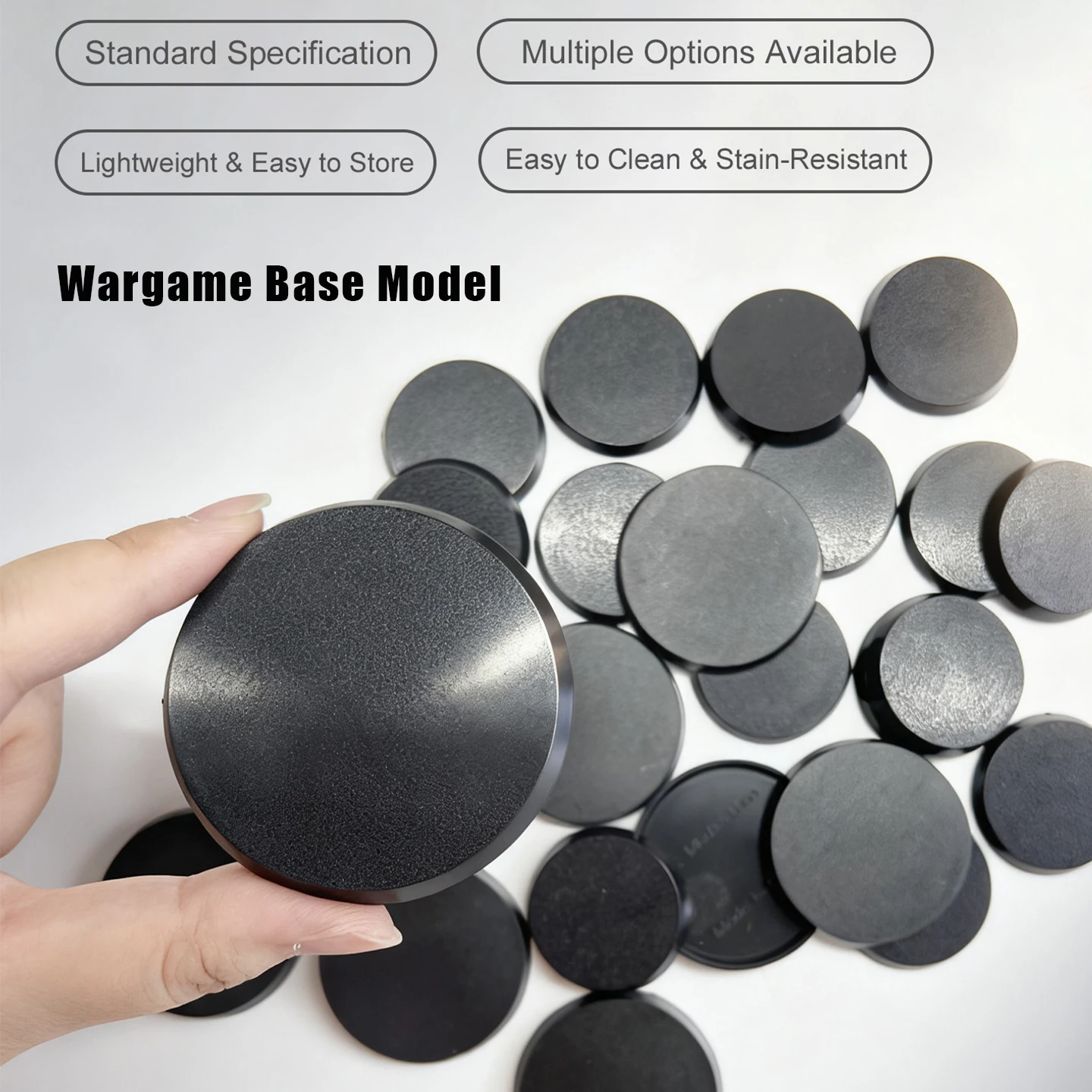 

10PCS 50MM/60MM/70MM Plastic Round Base Model For Gaming Miniatures/Military Wargame Table Board Game Accessories