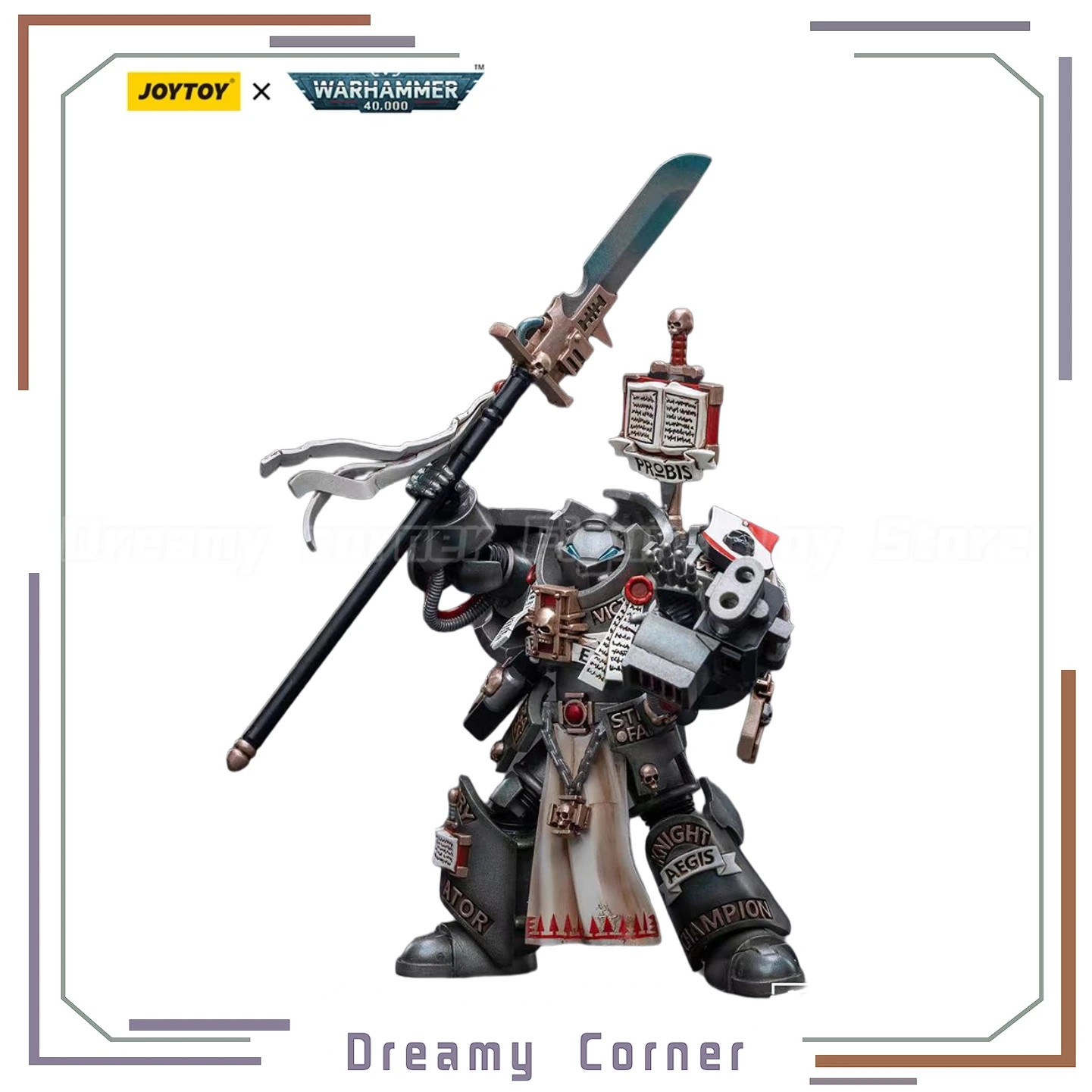 

【In Stock】JOYTOY Warhammer 40K Grey Knights TerminatorJaric Thule 1/18 Action Figures Toys Ornaments