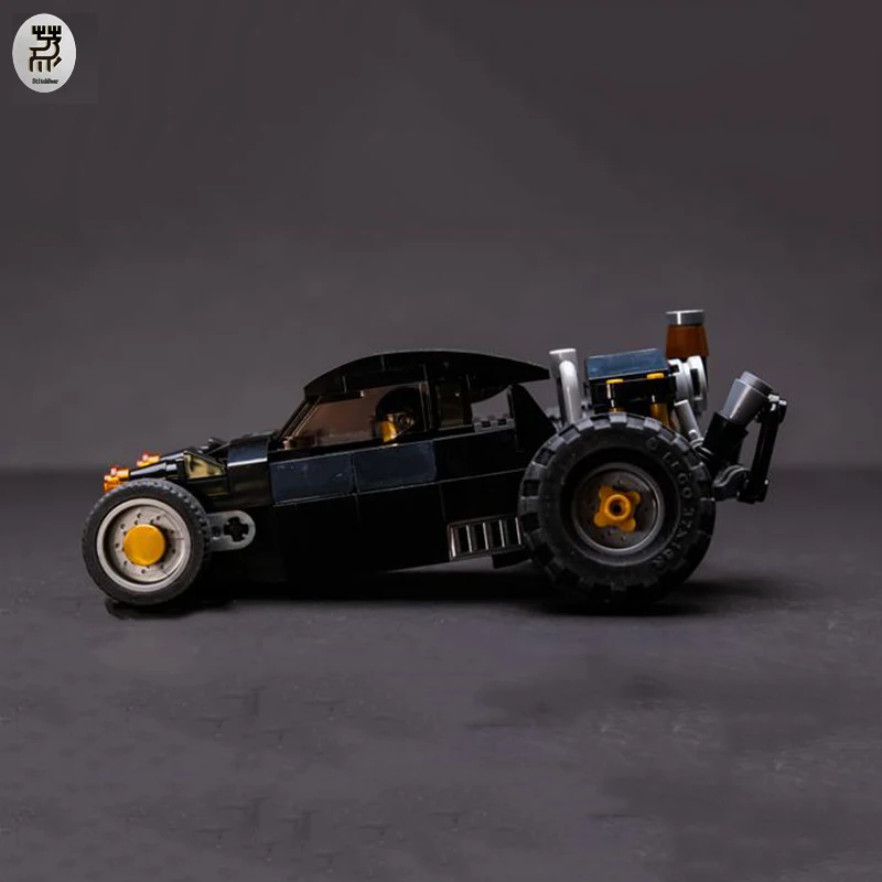 Classic Racer Sports Car MOC Character Ratio Beetle Ratrod City Speed Champion Toy Brick Building Blocks Child Christmas Gift