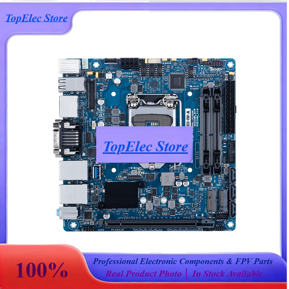TopESASUS Q470EI-IM-A Mini-ITX Motherboard LGA1200 Socket For The 10th Generation Processors,2 X SO-DIMM Slots, Dual Intel LAN