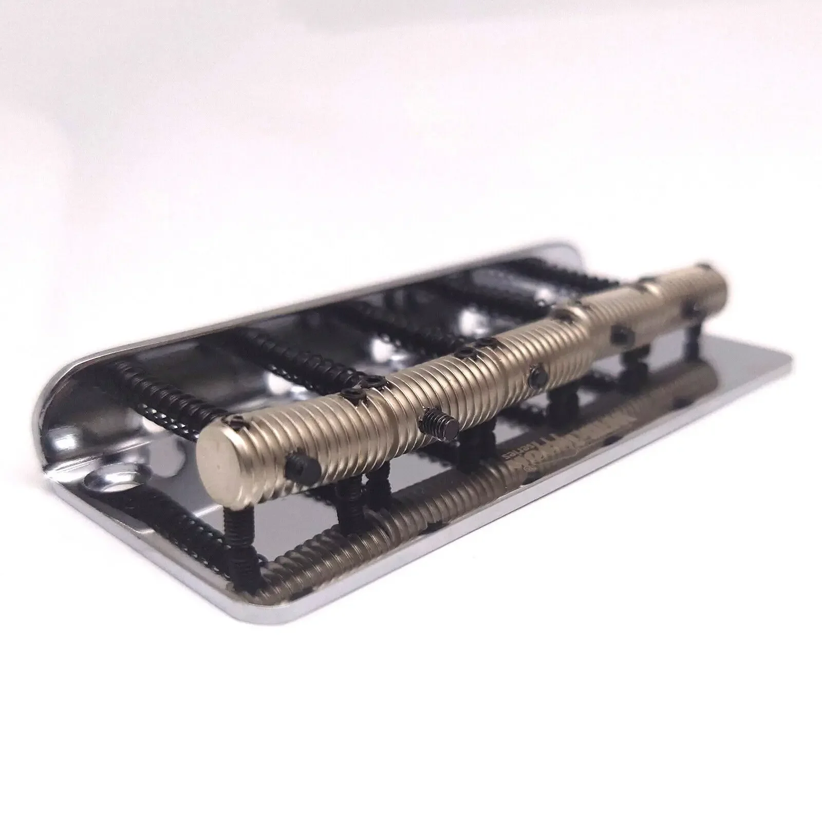 72mm 5-String Fixed Bridge, Threaded Saddles, For Jazz Bass Guitar Replacement Parts