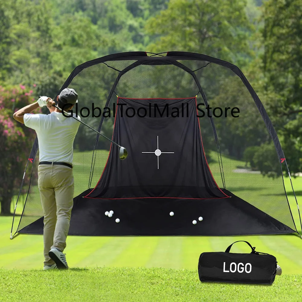 Factory Design Easy Setup and Transport Golf Practice Net Large Outdoor Golf Swing Practice Net With Target