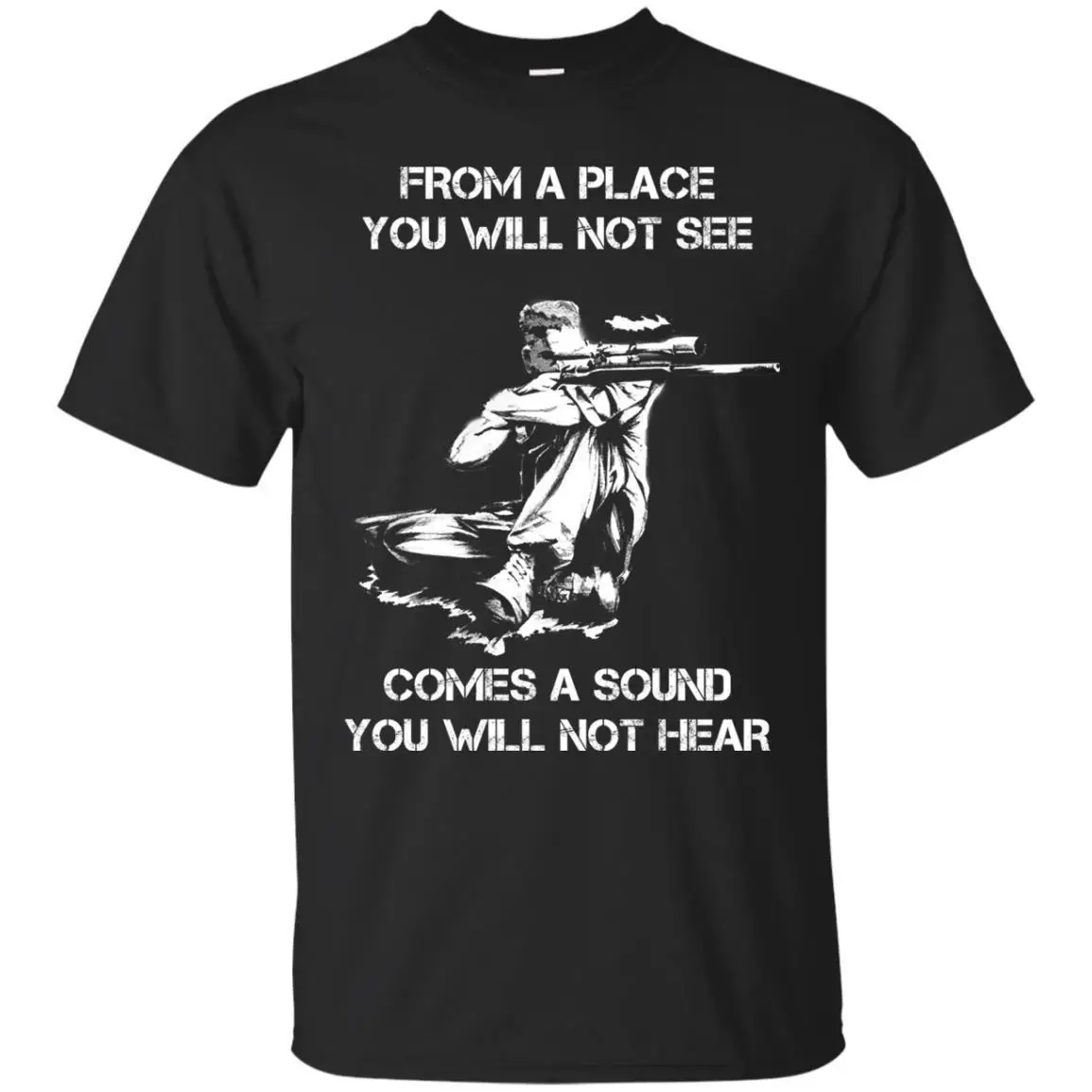 

Funny Sniper Humorous Language T-Shirt 100% Cotton O-Neck Short Sleeve Summer Casual Mens T-shirt Streetwear