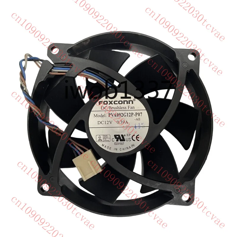 

For PVA092G12P DC 12V 0.39A 92*92*25mm Server Cooler Fan