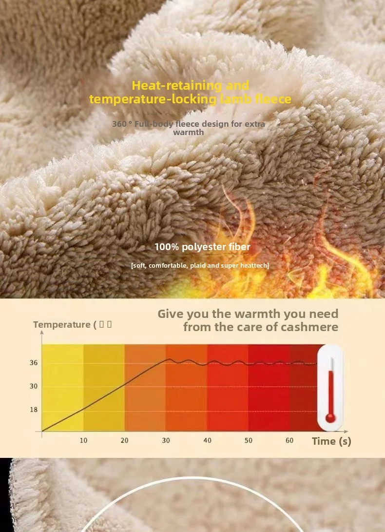 Pantalon décontracté doublé polaire d'hiver Extra épais, jambe droite, fermeture éclair, chaud pour hommes jeunes et d'âge moyen, Style sportif de chine