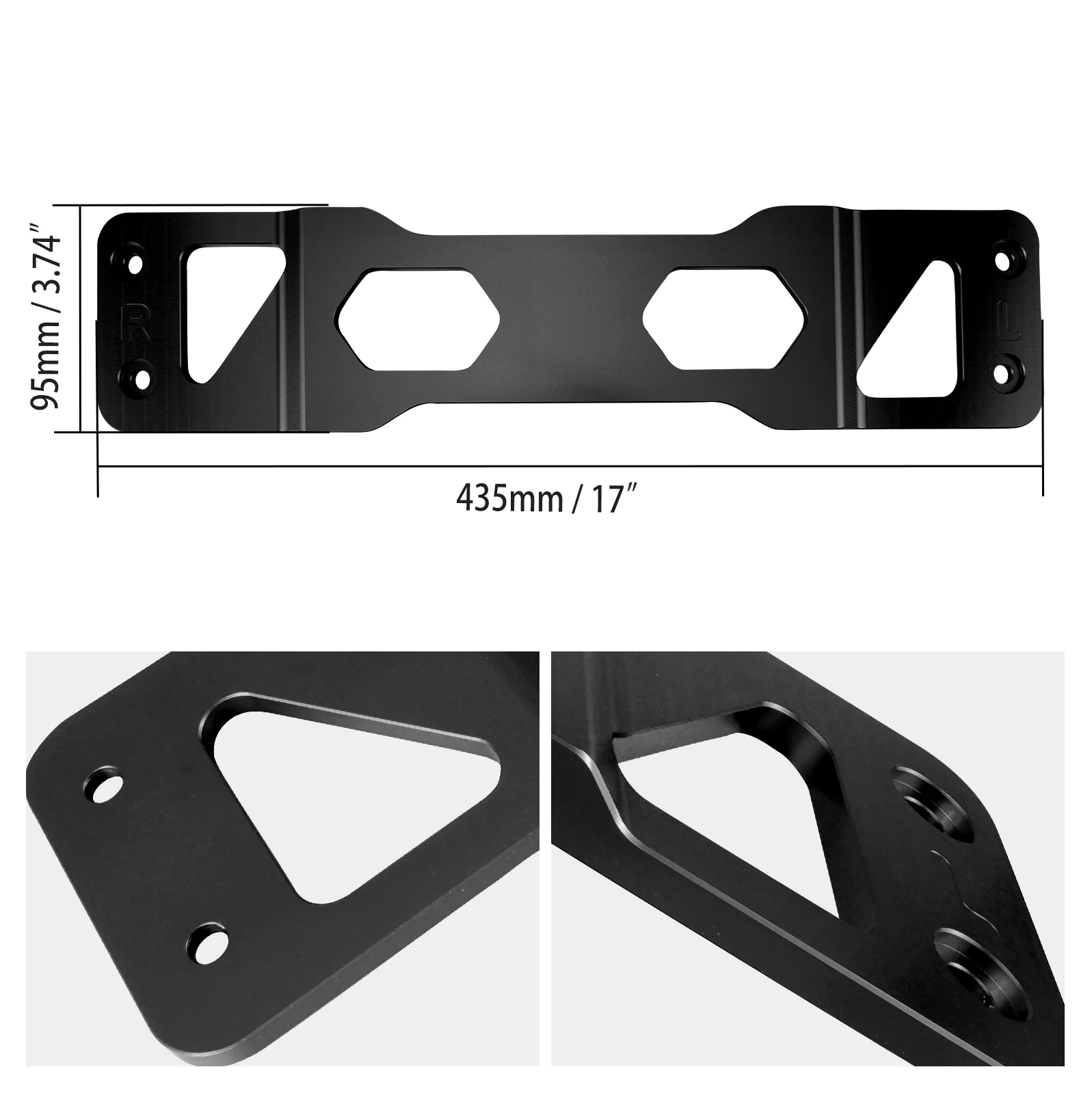 BEVINSEE Aluminum Centre Tunnel Brace For VW For Golf MK7 MK8 for Caddy for Touran for Audi A3 S3 Q3 for SEAT for Skoda