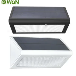 Luz Solar superbrillante de 48led para exteriores, impermeable, Sensor de movimiento, iluminación de 4 modos, luz de inundación Solar para seguridad de jardín, Patio