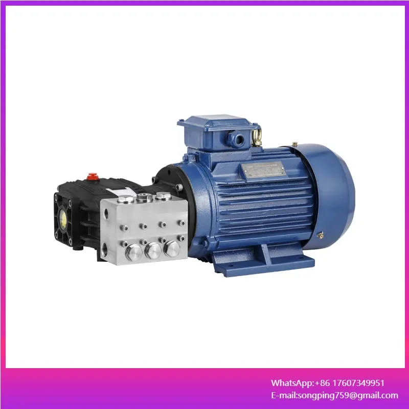 New Condition Pressure Washer 100Bar Low Noise 15LPM Stainless Steel Triplex Pump220V/380V High-Pressure Electric Water Pump