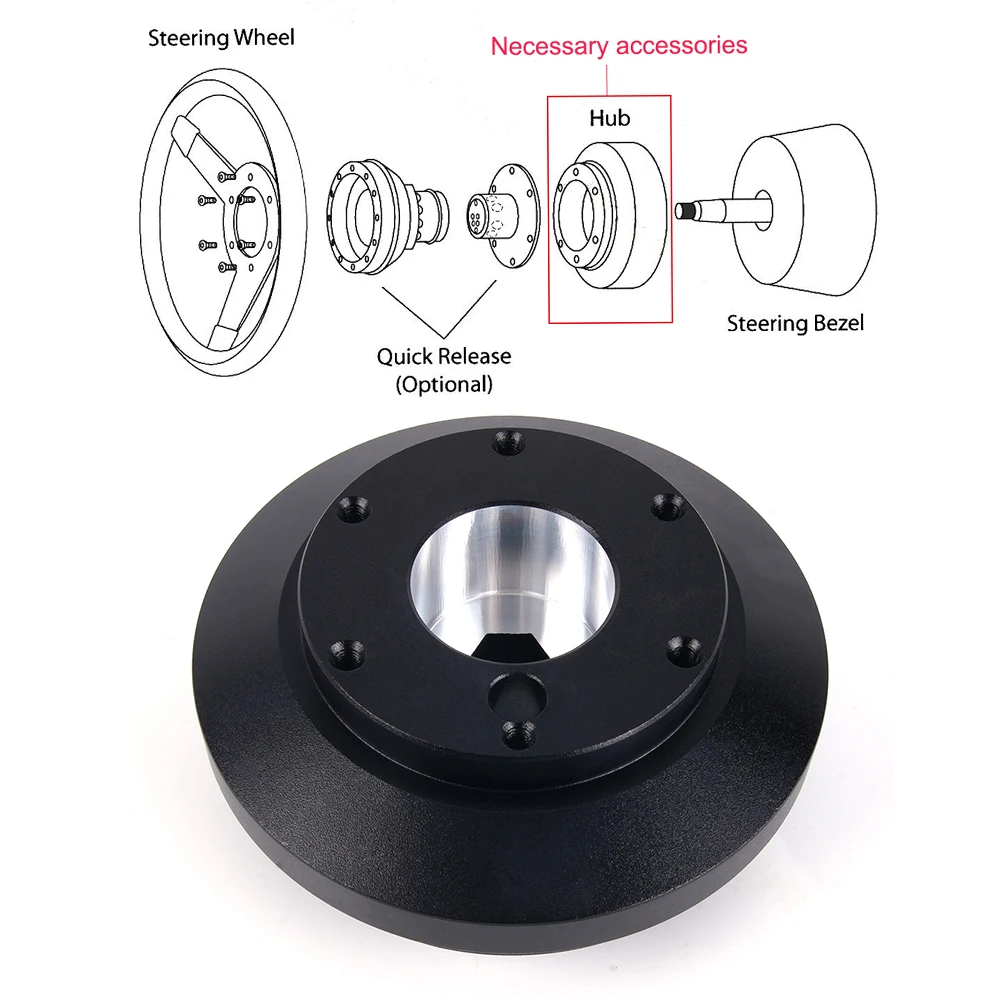 RASTP-175H アルミレーシングステアリングホイールハブアダプターキットマツダ 3 フォードマスタングフォーカスフィエスタ RS-QR038