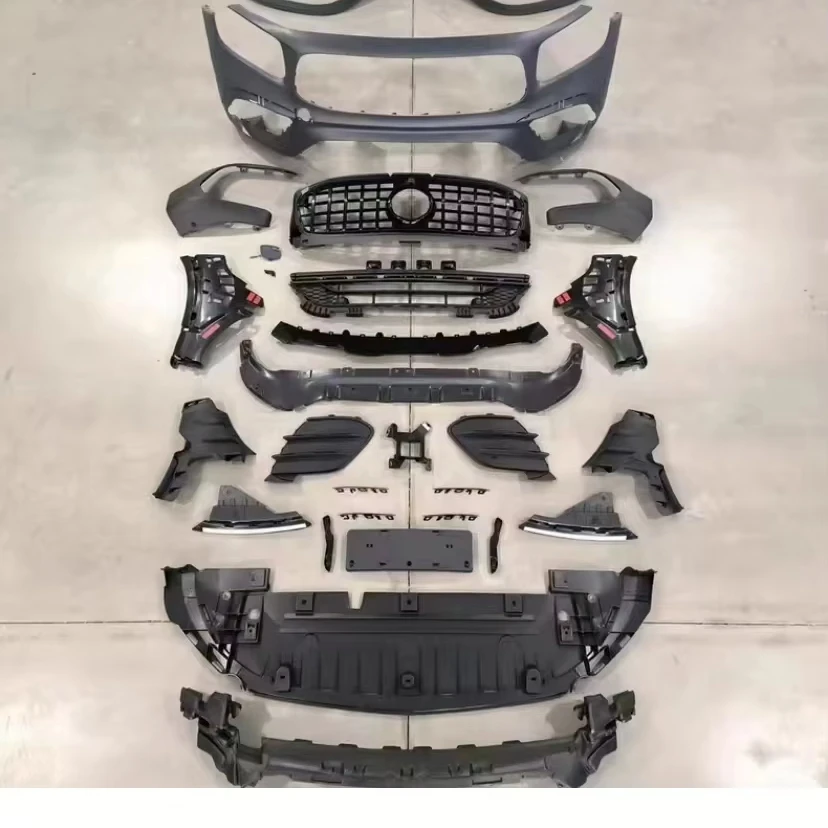 

Body Surround Kit Front Bumper Assembly in Plastic PP Material Car Parts Bodykit for Mercedes-Benz GLB247 Modified GLB35
