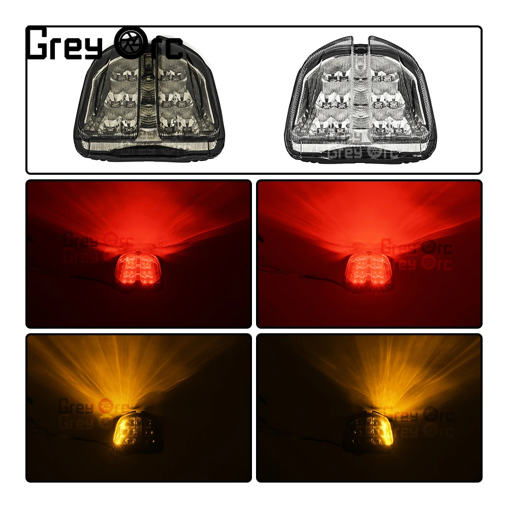 

1 piece Motorcycle LED Rear Tail Light Brake Turn Signal Assembly For Suzuki GSXR600 GSXR750 (K6) 2006-2007 Accessories