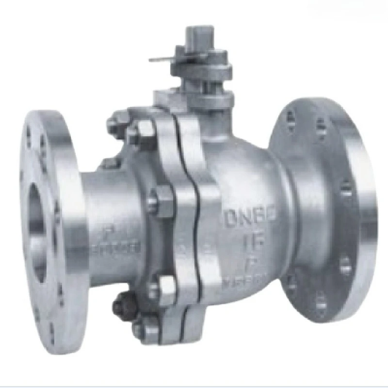 

304 stainless steel Q41F-16P flanged ball valve, three-way ball valve, needle valve
