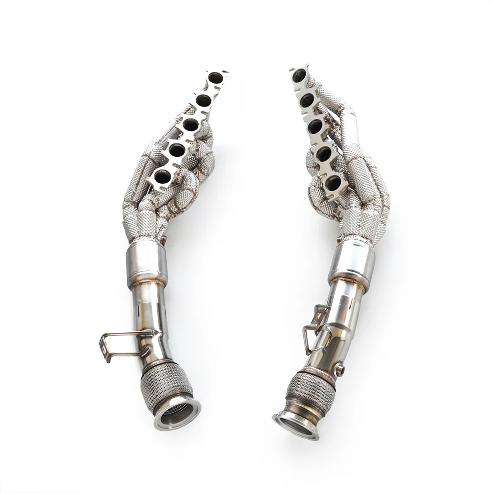 

Suitable for Lamborghini Huracan LP580 LP610 5.2l High Performance Exhaust Manifold with Heat Hood