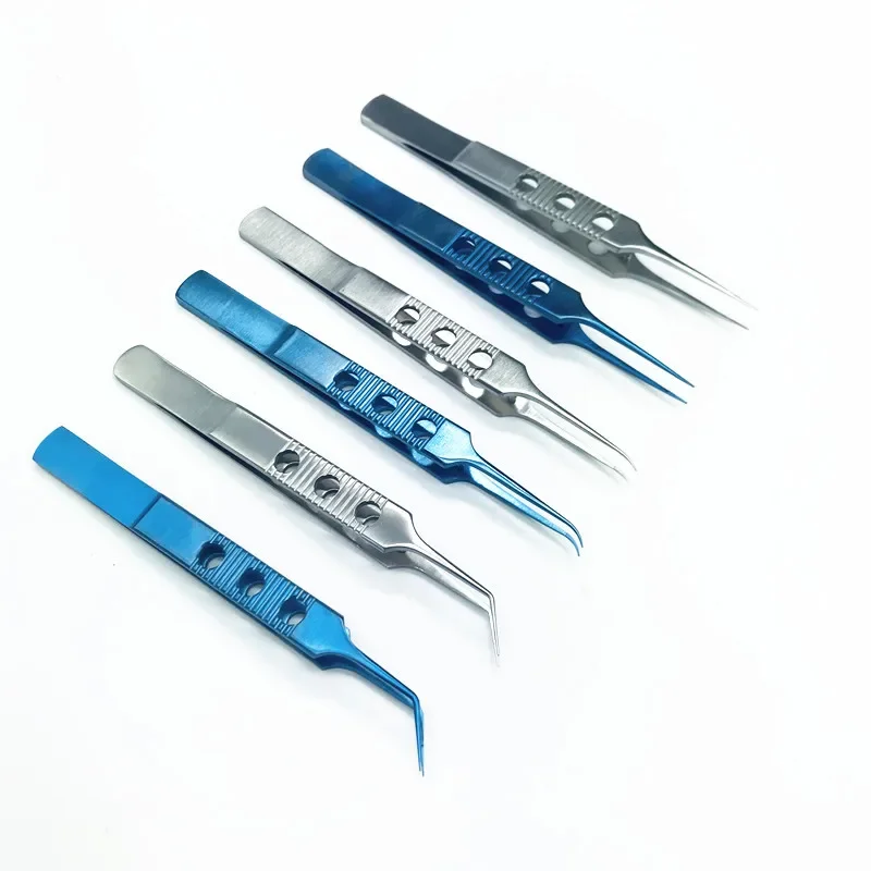 Pęsety do powiek 11cm okulistyczne instrumenty mikrochirurgiczne kleszcze okulistyczne z platformą hakową