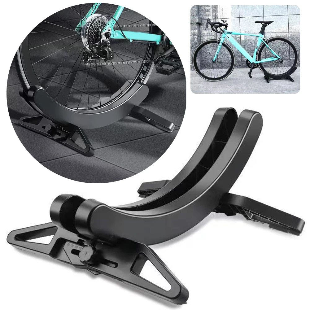 Floor BICYCLE Stands Adjustable Bike Floor Kickstand Anti-Slip Bike Parking Stand Bike Display Shelf Cycling Accessories