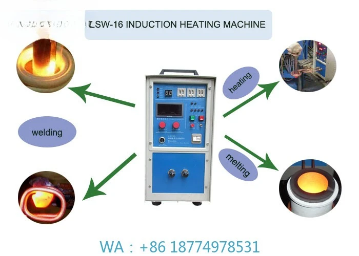 nduction Brazing Welding Machine High Frequency Lathe Tool Reamer Milling Tool Portable Electric I
