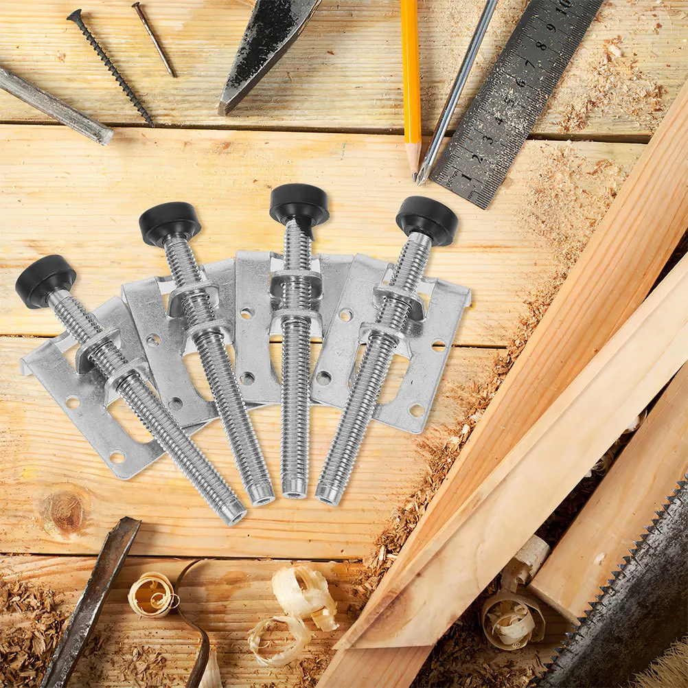 

4Pcs Adjustable Height Furniture Feet Non-Slip Design for Cabinets Tables Heavy Duty Metal Levelers Adjustable Leveling Feet