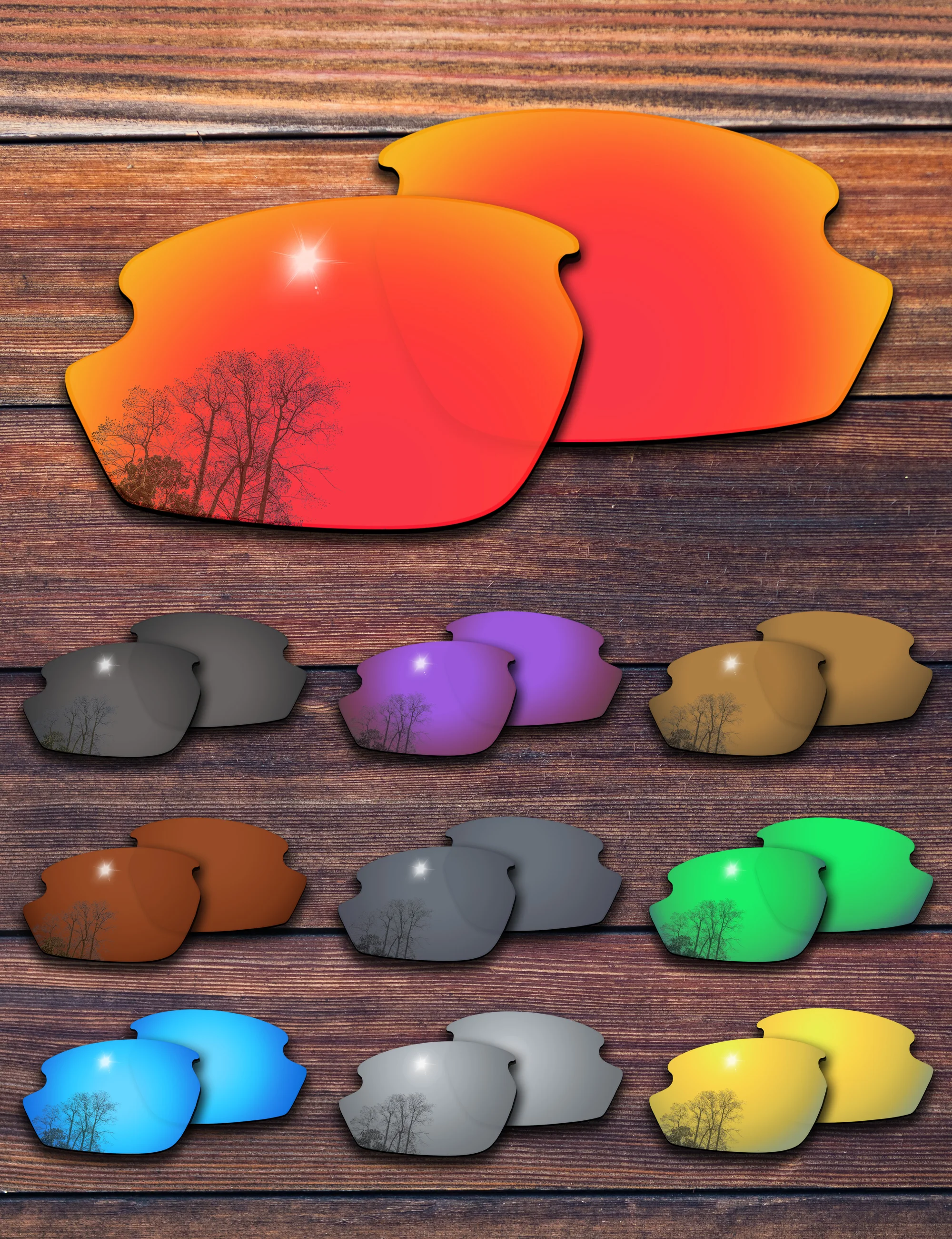 OOWLIT Polarized Replacement Lenses Compatible with Rudy Project Rydon Sunglasses