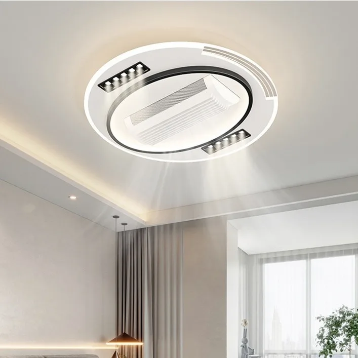 SENKAI  Silent Bladeless Fan Light Cloud-shaped Bedroom Living Room Smart Simple Invisible  