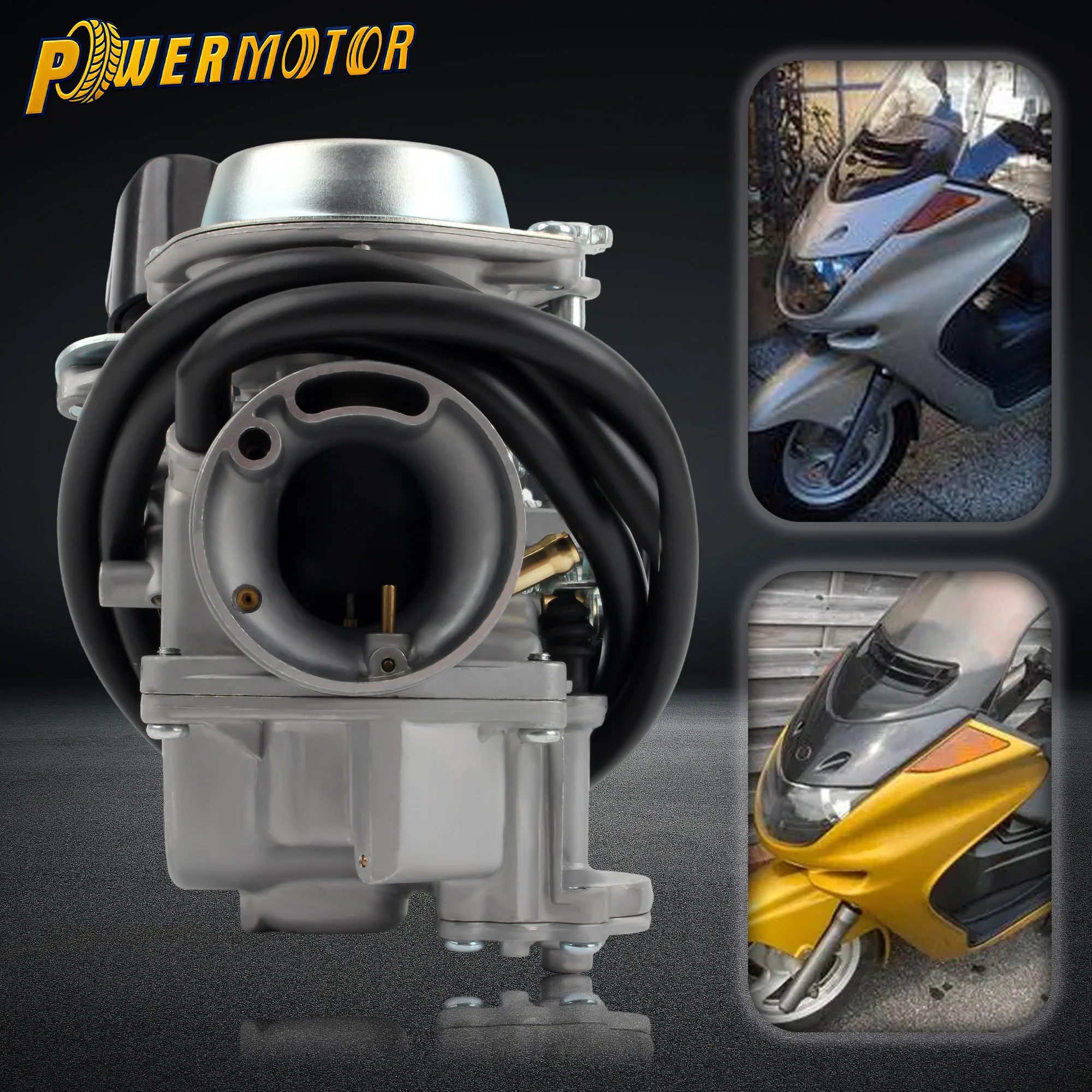 

Motorcycle Scooter ATV Carburetor 4T Engine Accessories For Yamaha YP250 Majesty 250 Vergaser Linhai 250cc 260cc Marquis Te-250
