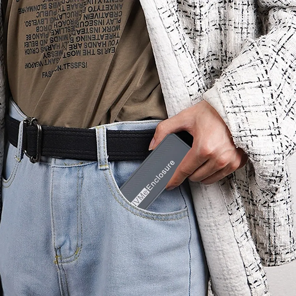 

New!M.2 NVME Enclosure M2 SSD Enclosure USB3.2 20Gbps For 2230/2242/2260/2280 NVME SSD M Key External Case Box