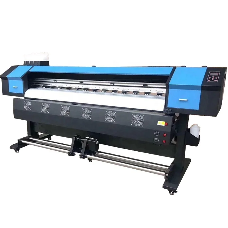 New Eco Solvent Printer with Xp600 Printhead CMKY 1.8m Flex Banner Indoor Outdoor Advertisement Printing Machine