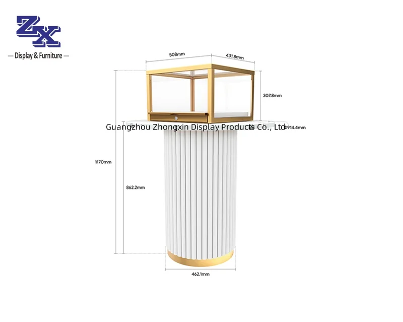 Custom.High End Design Jewelry Display Table Cabinet With Table Top Cases for Jewelry Store Showroom Jewelry Display