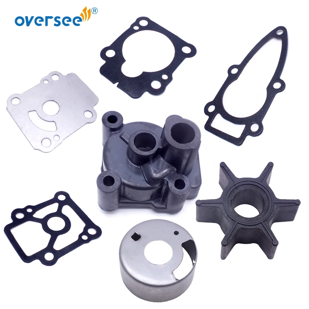 3B2-87322 Water Pump Impeller Repair Kit for Tohatsu Hidea Nissan 6HP 8HP 9.8HP 2/4T Outboard 3B2-65016 3B2-65021 3B2-65011