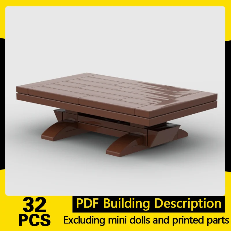 

City Street View Model MOC Building Bricks Wooden Trestle Table Modular Technology Gifts Holiday Assemble Children Toys Suit