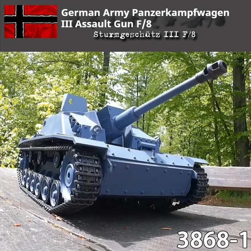 Heng Long German Panzer III F8 RC Tank combines realism performance and durability offering an exciting and immersive experie