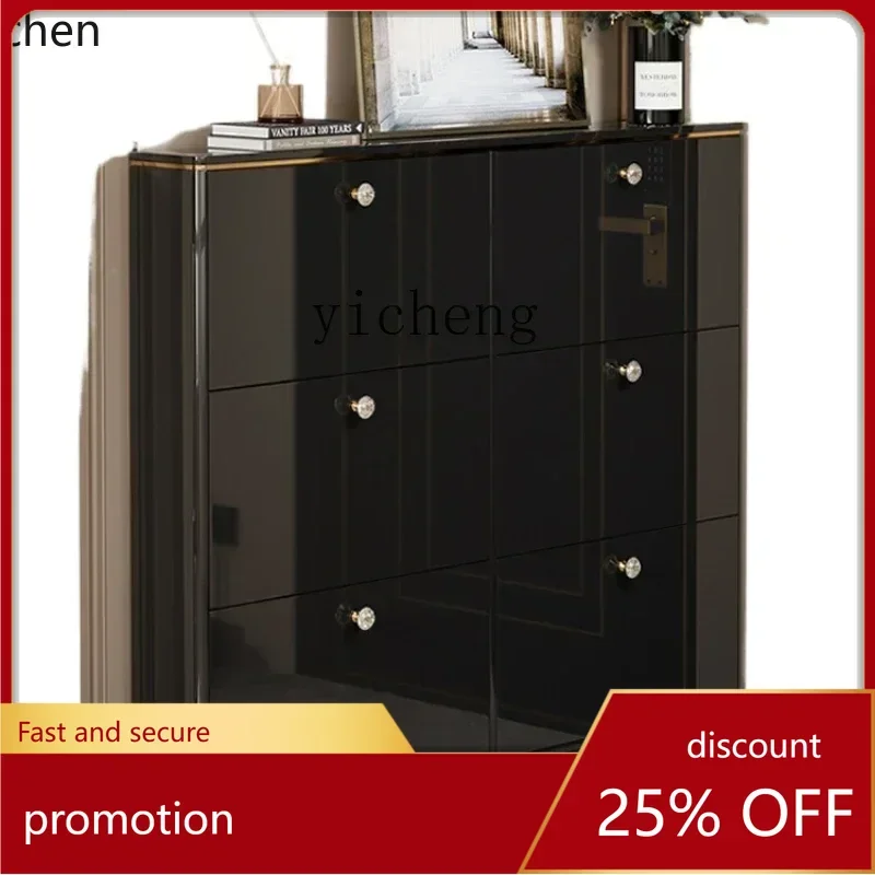 

ZML Tipping Bucket Shoe Cabinet for Home Entrance, Small Apartment Entryway Shoe Cabinet, New Model