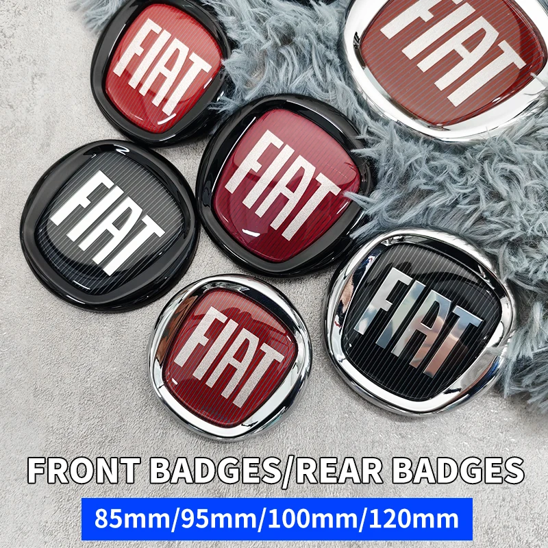 1 Stück Auto-Fronthauben-Logo-Aufkleber für FIAT Strada 500д Ottimo Doblo EGEA 500 XTipo Panda Brasza DZIRE Heckabzeichen
