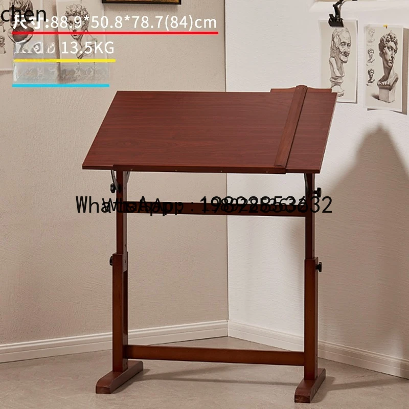 

X4 professional painting table lifting art studio drawing table architectural drawing easel workbench