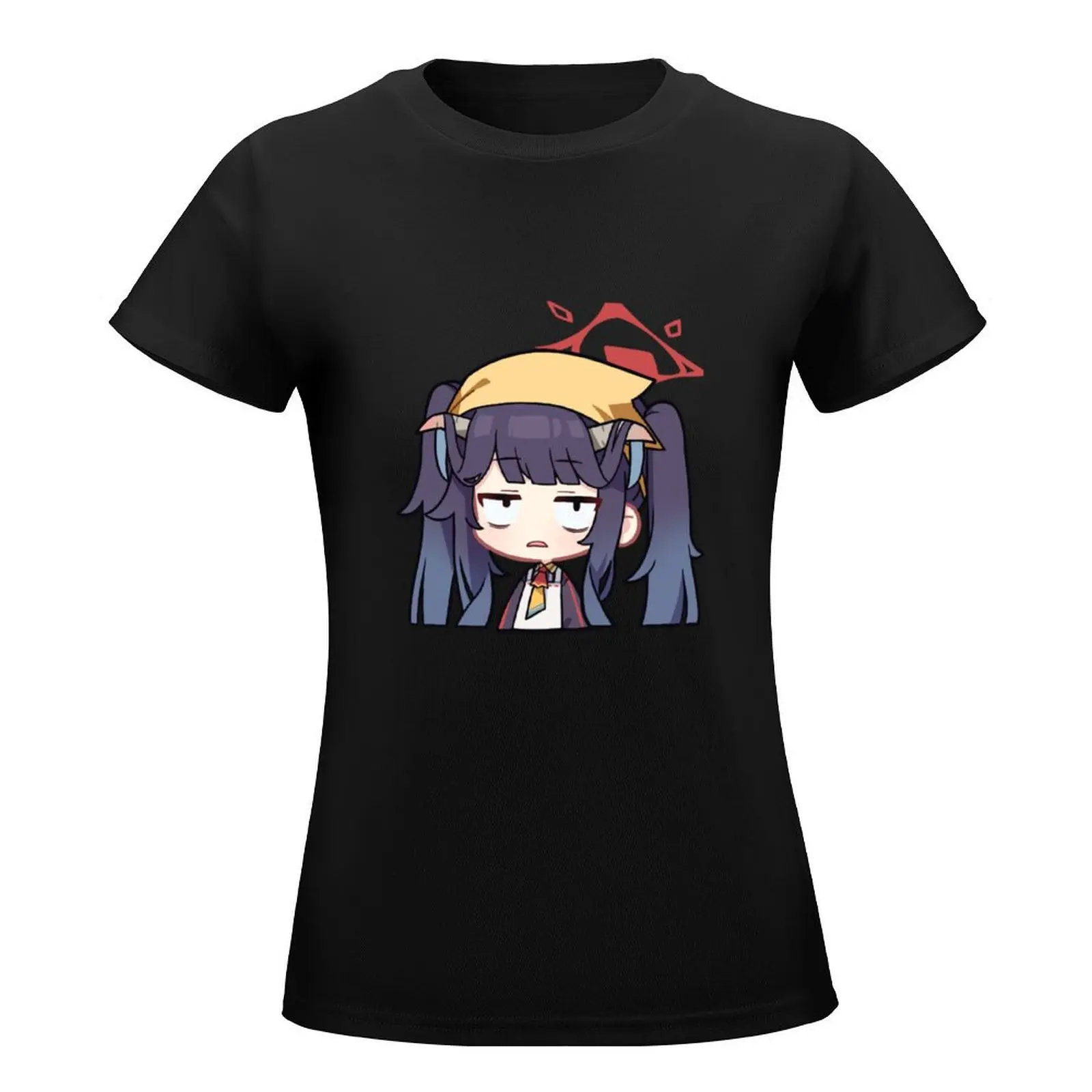 Fuuka Blue Archive T-Shirt Female clothing funny cute tops anime clothes T-shirts for Women